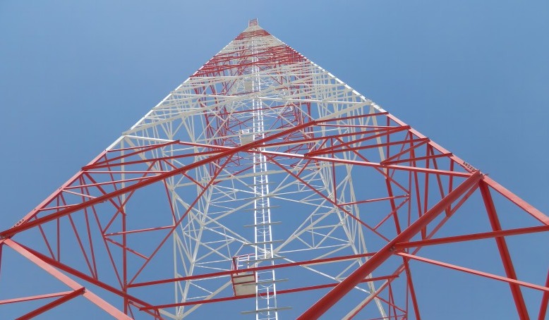 angular telecom tower