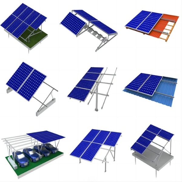 aluminum solar panel pv board mounting structure