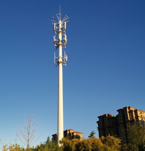 pole tower for telecommunication