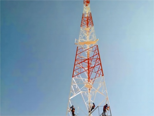 telecommunication tower angular steel