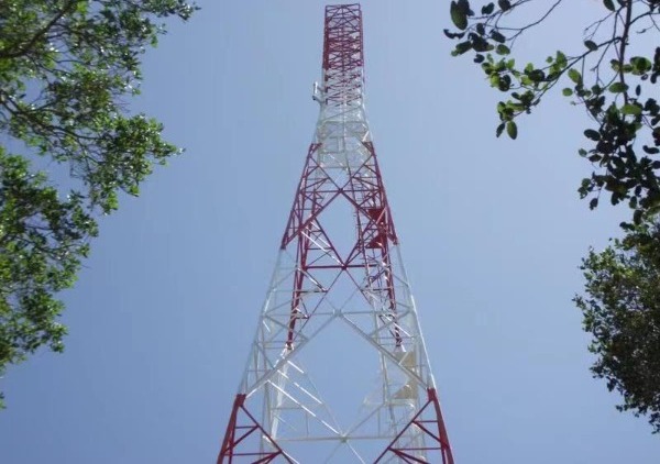 angle steel telecommunication tower