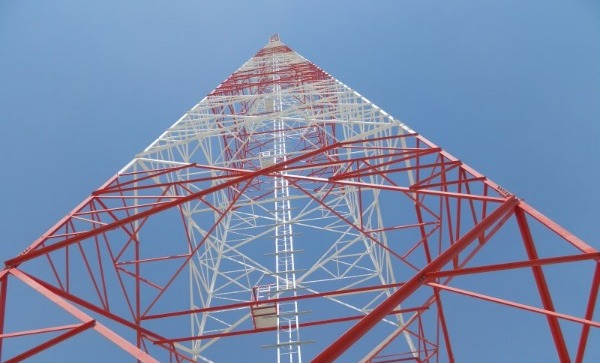 angular steel telecom cell tower