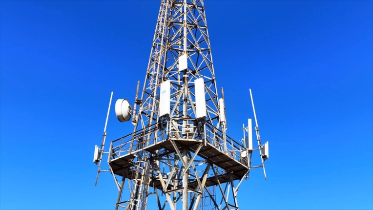 angular steel tower