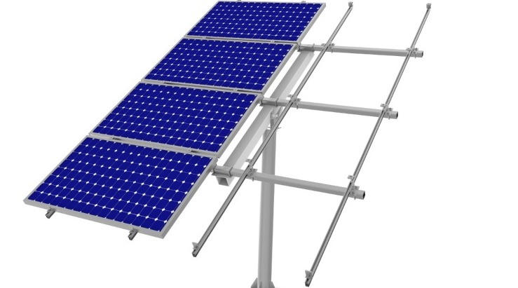 solar mounting pole