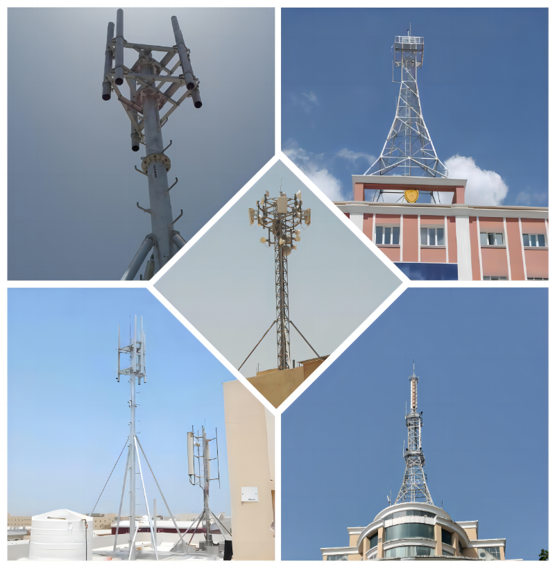 cell tower on roof antenna