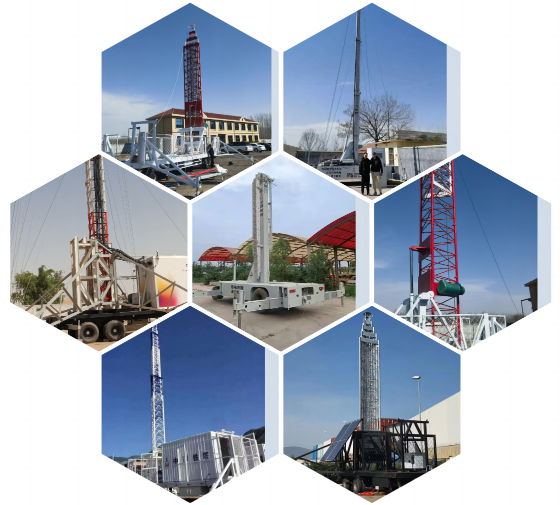 telecommunication cell on wheels