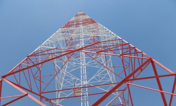 angular steel telecom cell tower