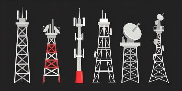 radar lattice steel tower