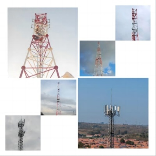 telecom lattice steel tower