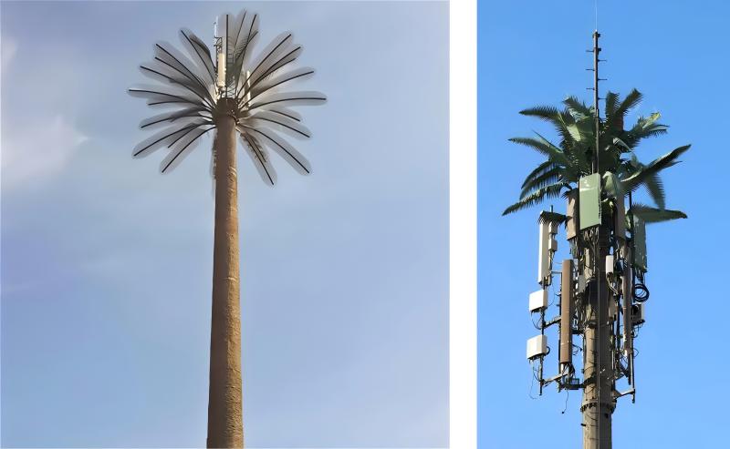 camouflage tree monopole