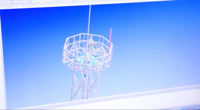 tubular steel tower