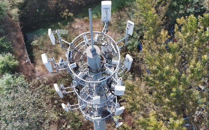 monopole steel cell tower