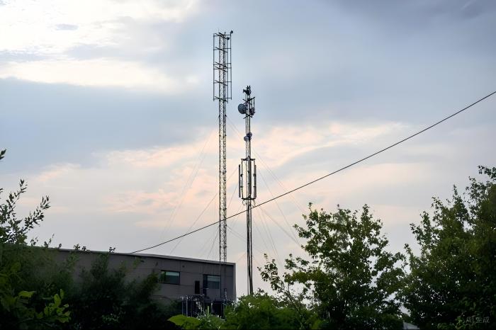 guyed mast antenna tower