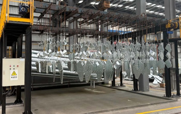 galvanized lattice steel tower