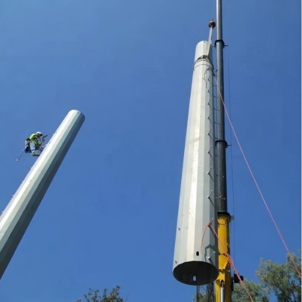 Monopole Tower Installation monopole steel tower manufacturer