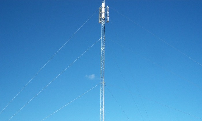 100m guyed wire tower