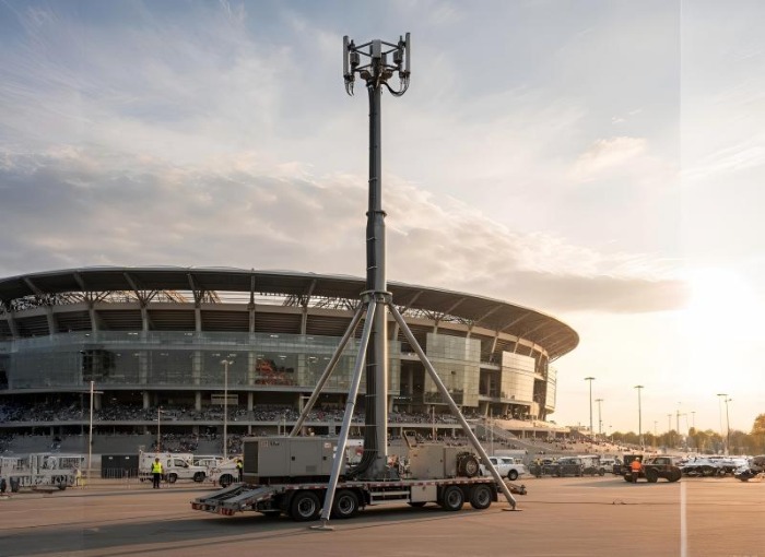 cell tower on wheels