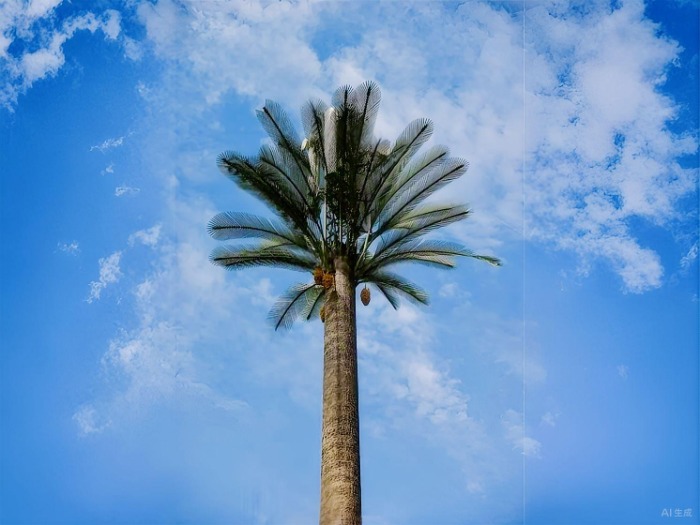 camouflaged tower