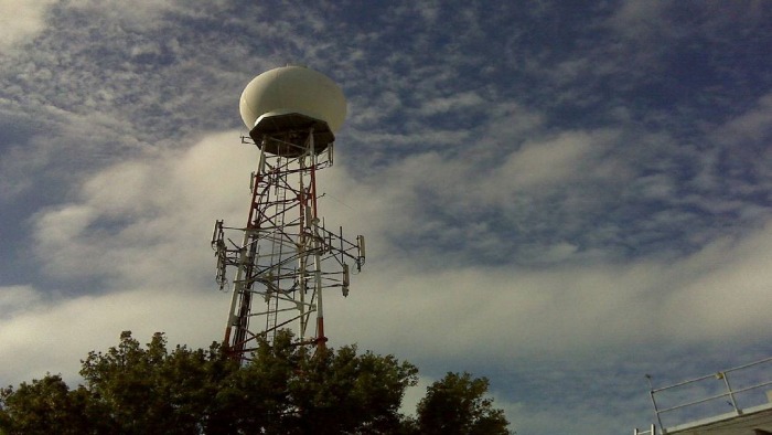 radar support tower