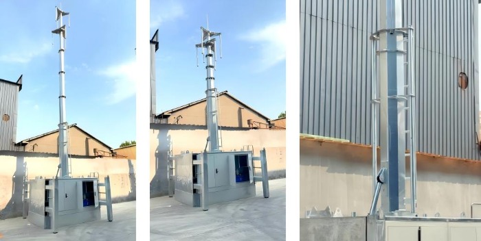 integrated telecommunication shelter