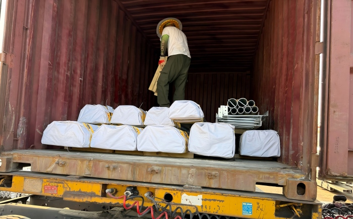 Q355B steel angle tower components hot-dip galvanized to ASTM A123