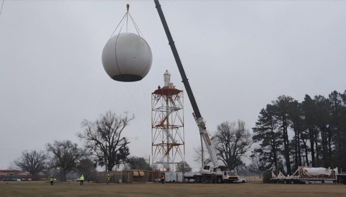 radar lattice tower