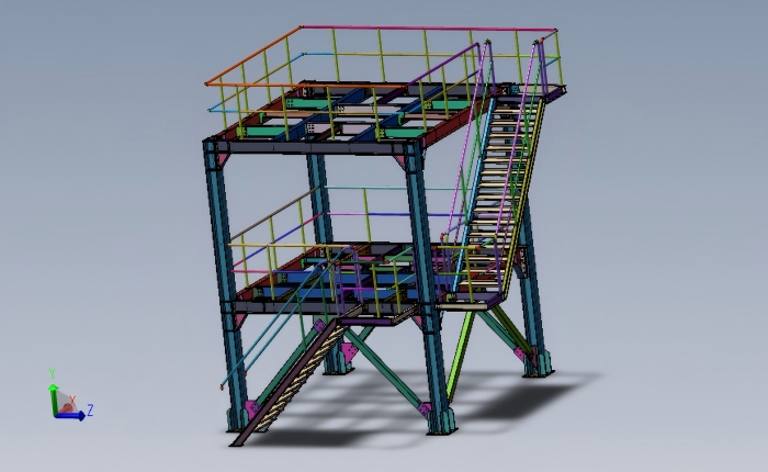 radar support tower