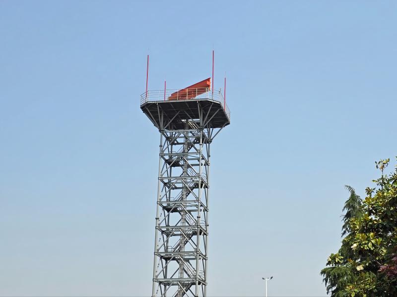 Air Traffic Control Radar Lattice Tower in African Airport