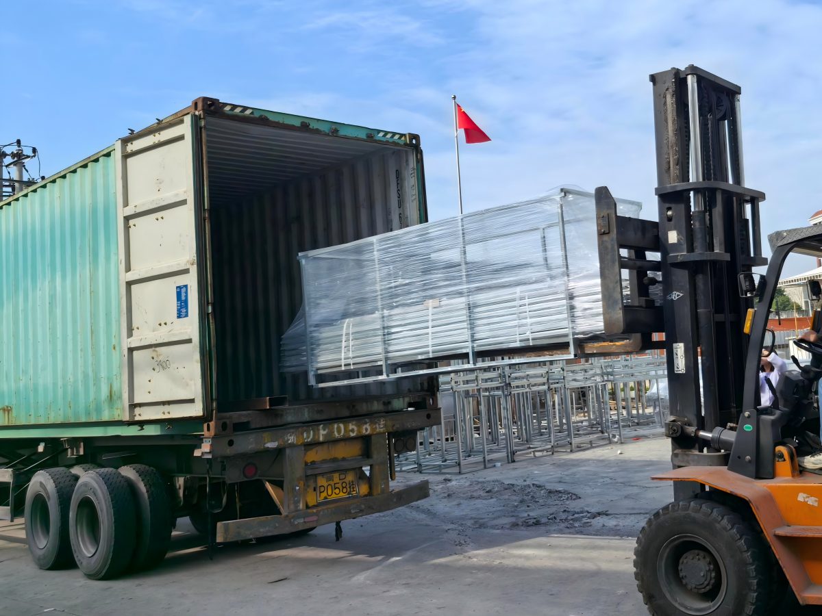 Solar Panel Mounting Structure Package and Shipment to Saudi Arabia