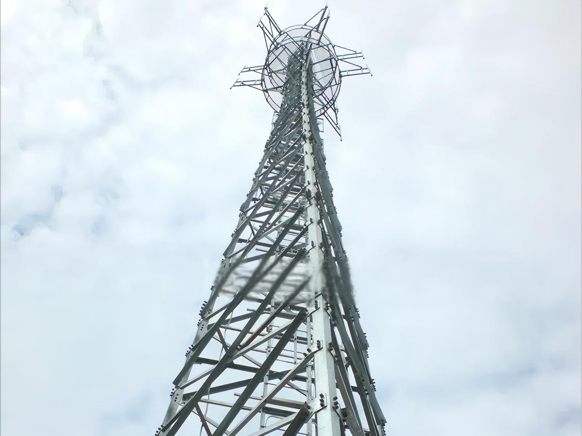 45 Meters 3 Legged Angle Steel Telecom Tower for Samoa