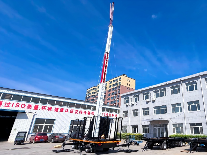 25 Meters Military Standard Cellular on Wheels Export to UAE