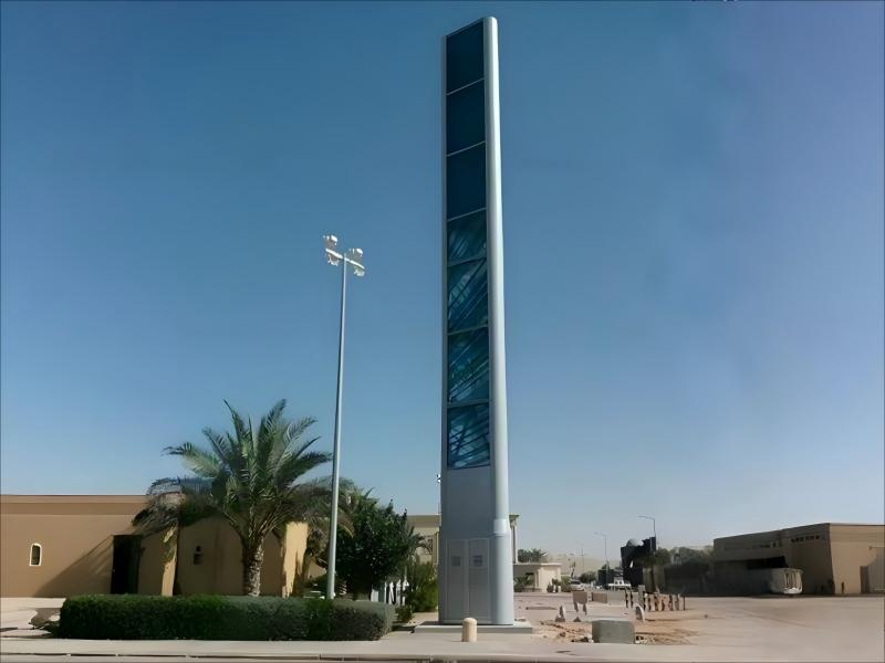 20 Meters Mosaic Tower in Saudi Arabia