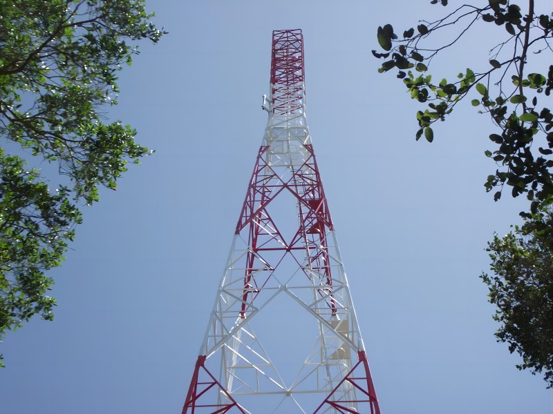 4-legged Angular Steel Tower Project in Sri Lanka