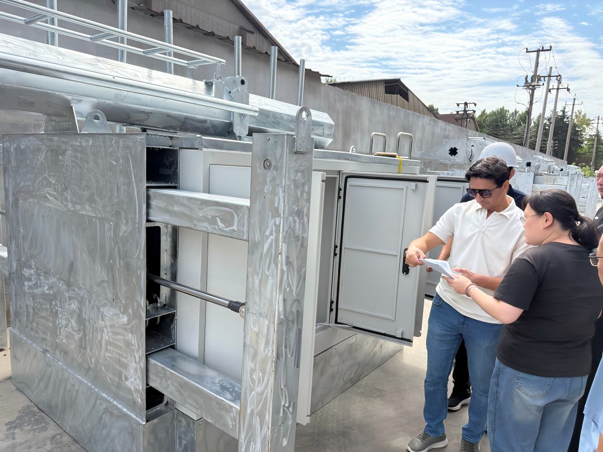 Moroccan Client Inspects and Accepts The Integrated Telecommunication Shelter