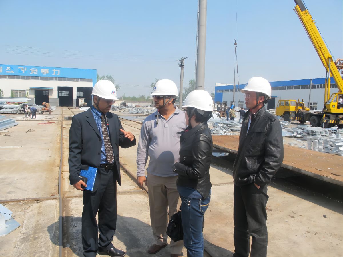 Clients from UAE Inspecting Production Progress