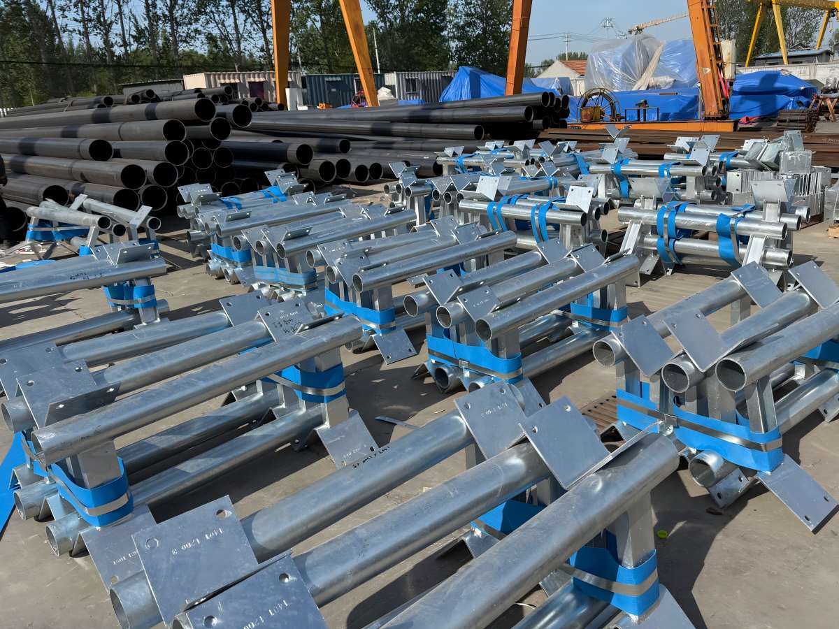 Monopole Antenna Pole and Monopalm Artificial Foliage Shipment to Oman